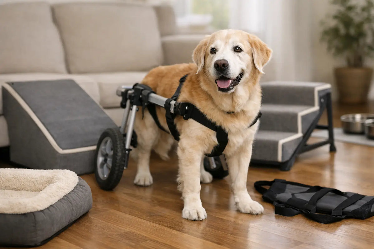 Best Devices for Senior Dog Mobility at Home