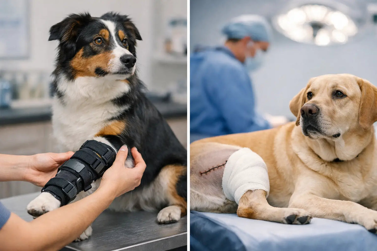 Dog Brace vs Surgery: What’s Best?