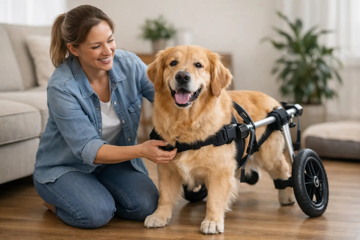 How to Acclimate a Dog to a Wheelchair at Home