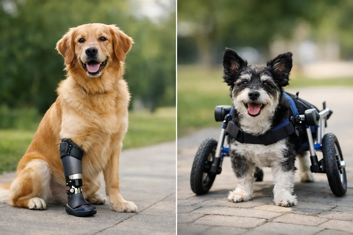 Prosthetic vs Wheelchair for Dogs